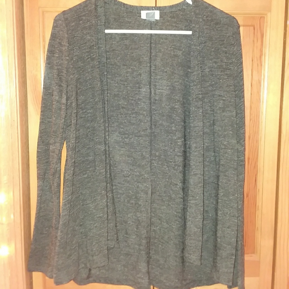 Gray cardigan